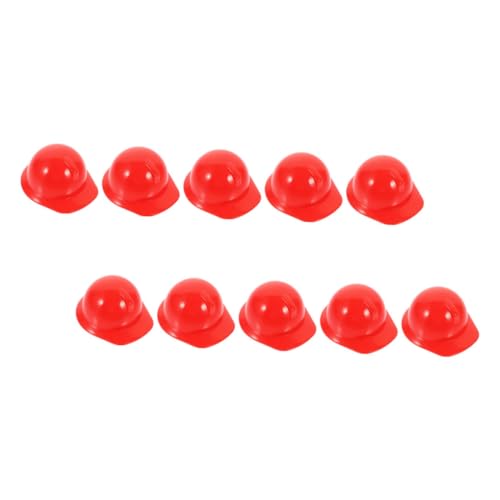 INOOMP 10 Stück Mini -Gebäudehut -Huthelm Kappe Hüte Rosa Baumeisterhut für Mädchen Hut Miniaturhelm Puppenhut Zubehör DIY Zubehör Miniatur-Schutzhelm Bauarbeiterhut Plastik rot INOOMP 10 Stück Mini -Gebäudehut -Huthelm Kappe Hüte Rosa Baumeisterhut für Mädchen Hut Miniaturhelm Puppenhut Zubehör DIY Zubehör Miniatur-Schutzhelm Bauarbeiterhut Plastik rot von INOOMP