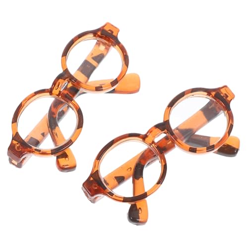 INOOMP 2 Paar Mini Brillen Puppenzubehör Puppen Lesebrillen Mini Puppen Kostümzubehör Kleine Brillen Puppenbrillen Modepuppen Brillen Für Puppen Leopardenmuster Kunststoff INOOMP 2 Paar Mini Brillen Puppenzubehör Puppen Lesebrillen Mini Puppen Kostümzubehör Kleine Brillen Puppenbrillen Modepuppen Brillen Für Puppen Leopardenmuster Kunststoff von INOOMP