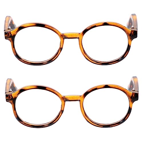 INOOMP 2 Stück Mini-Brille Schwarze Puppenbrille Klein Blau Mini Brille Für Puppen Glänzend Retro Gläser Auge Rahmen Dekorative Brillenrequisiten Lustige Brillendekore Plastik INOOMP 2 Stück Mini-Brille Schwarze Puppenbrille Klein Blau Mini Brille Für Puppen Glänzend Retro Gläser Auge Rahmen Dekorative Brillenrequisiten Lustige Brillendekore Plastik von INOOMP