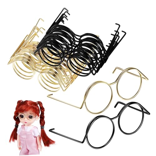 INOOMP 20 Stück Puppenbrillenrand Anziehpuppe Miniaturbrille Funky Brille Winzige Brillen Für Puppen Vintage Cosplay Augen Coole Brillen Brillenzubehör Tragen Puppenhaus Form INOOMP 20 Stück Puppenbrillenrand Anziehpuppe Miniaturbrille Funky Brille Winzige Brillen Für Puppen Vintage Cosplay Augen Coole Brillen Brillenzubehör Tragen Puppenhaus Form von INOOMP