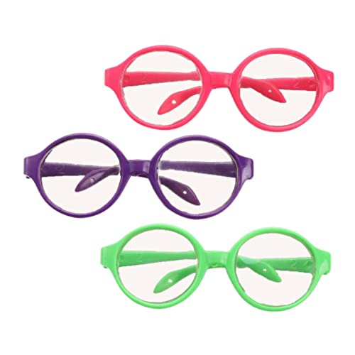 INOOMP 3 Stück Mini Brillen Realistische Puppe Cosplay Brille Mini Puppen Kostüm Brille Kleine Brille Mädchen Puppenbrille Puppen Lesebrille Passendes Zubehör Prinzessin Kunststoff INOOMP 3 Stück Mini Brillen Realistische Puppe Cosplay Brille Mini Puppen Kostüm Brille Kleine Brille Mädchen Puppenbrille Puppen Lesebrille Passendes Zubehör Prinzessin Kunststoff von INOOMP