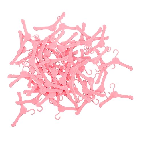 INOOMP 50 Stück Mini -Kleidung Hängende Spielzeugzubehör puppenkleiderbügel Puppen kleiderbügel Aufhänger Kleiderbügel für Puppen kleine Kleiderbügel Mini -Kleiderbügel Plastik Rosa INOOMP 50 Stück Mini -Kleidung Hängende Spielzeugzubehör puppenkleiderbügel Puppen kleiderbügel Aufhänger Kleiderbügel für Puppen kleine Kleiderbügel Mini -Kleiderbügel Plastik Rosa von INOOMP