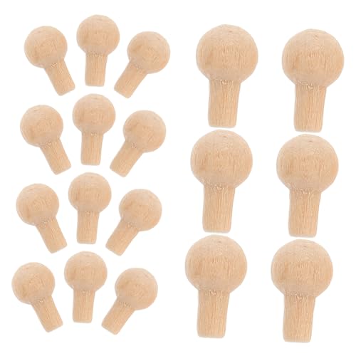 INOOMP 50 Stück Miniatur Möbelknöpfe aus Holz Winzige Schubladengriffe für Puppenhaus Selbstgemacht Zubehör für Puppenhausmöbel für Bastelprojekte und Puppenspiel INOOMP 50 Stück Miniatur Möbelknöpfe aus Holz Winzige Schubladengriffe für Puppenhaus Selbstgemacht Zubehör für Puppenhausmöbel für Bastelprojekte und Puppenspiel von INOOMP