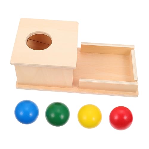 INOOMP Montessori Holzspielzeug Für Junge Mädchen Hand-Auge-koordination Bunte Bälle Im Frühes Lernspielzeug Für Kleinkinder Farbige Sortierbox Aus Hochwertigem Holz INOOMP Montessori Holzspielzeug Für Junge Mädchen Hand-Auge-koordination Bunte Bälle Im Frühes Lernspielzeug Für Kleinkinder Farbige Sortierbox Aus Hochwertigem Holz von INOOMP