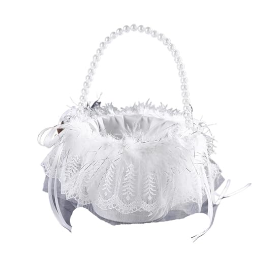 Hochzeitsschleife Blumenkorb Romantische Hochzeit Blumenmädchen Streublumen Handgefertigter Blumenkorb Hochzeitsbedarf Hochzeitsschleife Blumenkorb Romantische Hochzeit Blumenmädchen Streublumen Handgefertigter Blumenkorb Hochzeitsbedarf von IOEUIWP