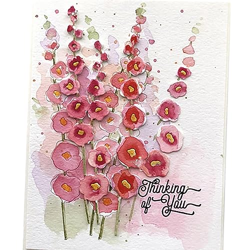 IOSPKKIO® Pflaumenblüten-Stanzformen, Feiertags-DIY-Dekorationsstanzform, Metallform-Stanzformen, Scrapbooking, Stanzformen für die Kartenherstellung, Schnittschablonen für DIY von IOSPKKIO