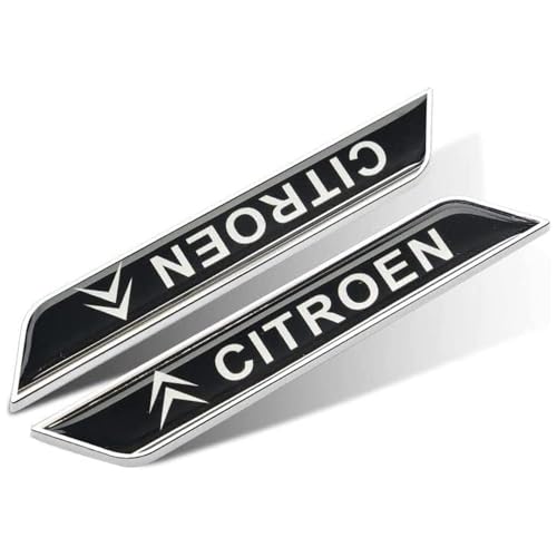 IOVATA Auto Emblem Aufkleber, für Citroen Buchstaben Emblem Aufkleber Auto Body Abzeichen Sticker Auto Abzeichen schmücken von IOVATA