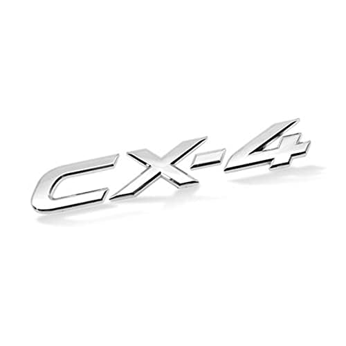 IOVATA Auto Emblem Aufkleber, für Mazda CX4 CX5 CX-4 CX-5 Buchstaben Emblem Aufkleber Auto Body Abzeichen Sticker Auto Abzeichen schmücken,C von IOVATA