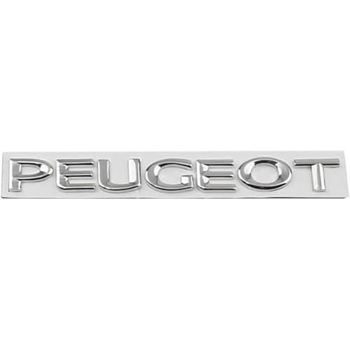 IOVATA Auto Emblem Aufkleber, für Peugeot 208 2015-2019 Buchstaben Emblem Aufkleber Auto Body Abzeichen Sticker Auto Abzeichen schmücken,B von IOVATA