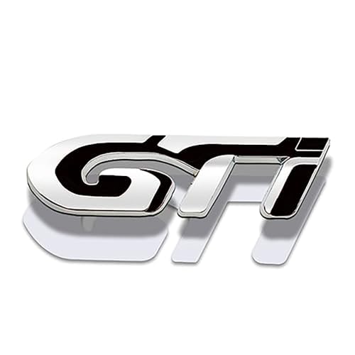 IOVATA Auto Emblem Aufkleber, für Peugeot GTI 206 208 308 307 207 208 3008 407 508 2008 RCZ Buchstaben Emblem Aufkleber Auto Body Abzeichen Sticker Auto Abzeichen schmücken,A von IOVATA