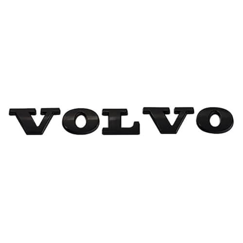 IOVATA Auto Emblem Aufkleber, für Volvo V40 V60 V90 Buchstaben Emblem Aufkleber Auto Body Abzeichen Sticker Auto Abzeichen schmücken,A von IOVATA