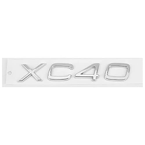 IOVATA Auto Emblem Aufkleber, für Volvo XC40 Buchstaben Emblem Aufkleber Auto Body Abzeichen Sticker Auto Abzeichen schmücken,B von IOVATA