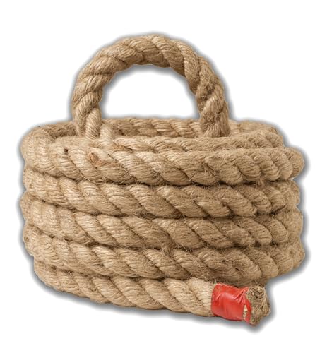 IPEA Jute-Seil 18 mm für Dekorationen und Bastelarbeiten – Made in Italy – 10 Meter – strapazierfähige Jute-Kordel für Handwerk, Einrichtung, Katze, Garten – Hanf von IPEA