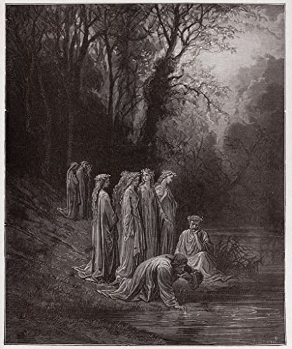 IPLUPJDY Kunstdruck Leinwand Abstrakte Leinwand Kunst Bilder Druck Wandgemälde Die Göttliche Komödie Von Gustave Dore Druck Leinwand Malerei für Wanddekoration 60x90cm von IPLUPJDY