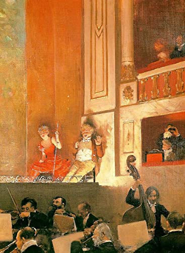 IPLUPJDY Kunstdruck Leinwand Abstrakte Leinwand Kunst Bilder Druck Wandgemälde Vertretung im theater des varietes von jean beraud Druck Leinwand Malerei für Wanddekoration 60x90cm von IPLUPJDY