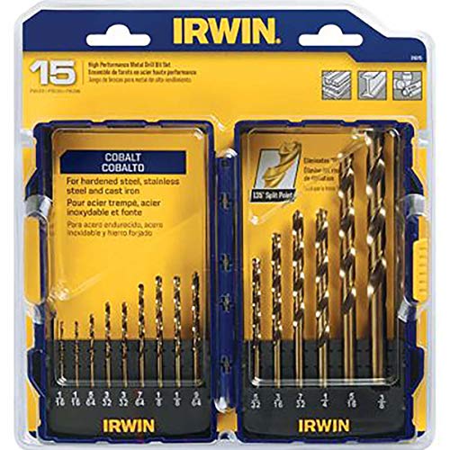 Irwin 316015 Kobalt-Bohrer, 15-teilig von IRWIN