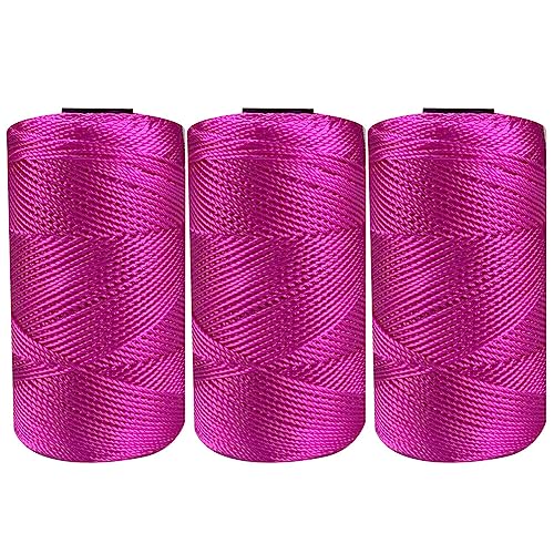 3 Stuck Makramee Garn 1,5 mm Baumwollgarn Makramee Makramee-Schnur Baumwoll Bastelschnur Baumwollgarn Zum Häkeln Macrame Cord für DIY Handwerk Basteln Wandbehang Blumenampel Traumfänger von ISAKEN