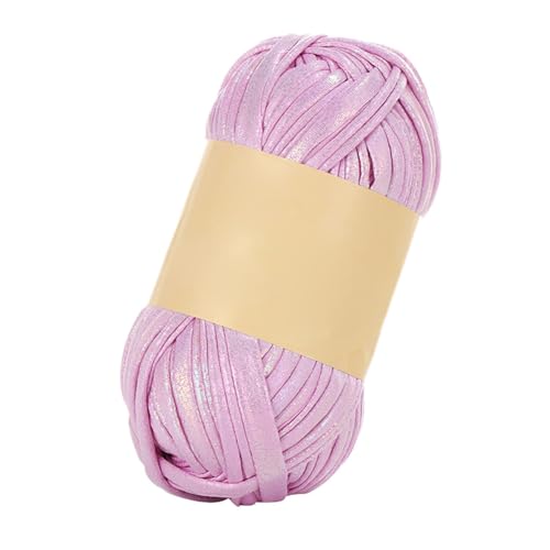 ISAKEN 100g/Rolle Baumwollgarn, T-Shirt Garn Häkelgarn Weiches Multicolor Garn Polyester Handmade Garne Anfänger Chunky Garn für Heimarbeiten Basteln und Dekorieren von ISAKEN