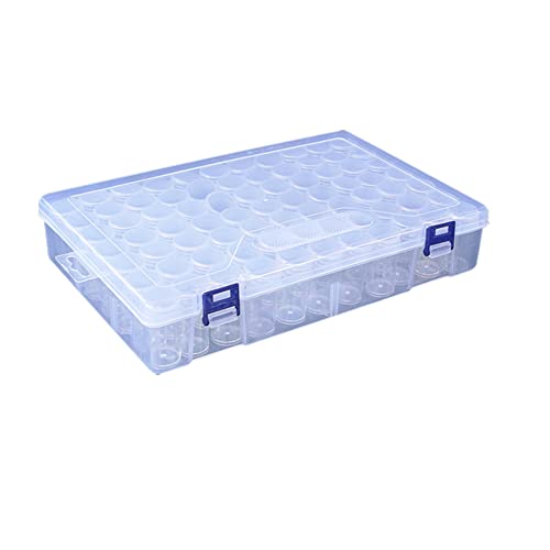 ISAKEN 77Fächer Diamanten Malerei Sortierboxen für Kleinteile Plastik Boxen, Aufbewahrungsbox Kleinteile Kunststoff Dosen Schmuck Organizer Für Nägel, Strass, Perlen, DIY Handwerk von ISAKEN