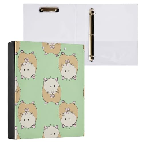 ISAOA Runder Ringbuch mit Tiermotiven, niedlicher Hamster von ISAOA