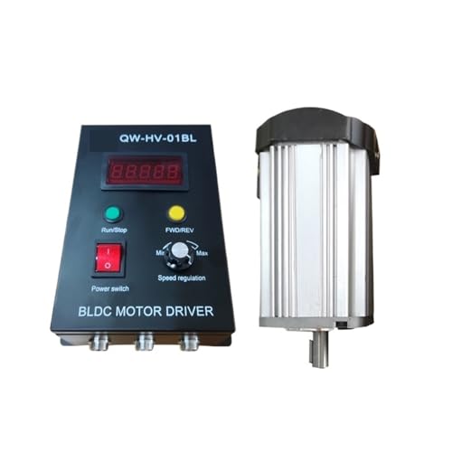 ISIRYK BLDC-Motor Hochgeschwindigkeits-220-V-6000-U/min-0,75-kW-750-W-1,2-NM-80-mm-Bürstenloser Gleichstrommotor Geräuscharmer Hall-BLDC-Motor Hall-BLDC-Motor von ISIRYK