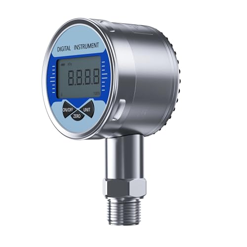 ISIRYK LCD-Display-Manometer -0,1~60 MPa Digitaler Druckmesser 0,5% Druckmessgerät M20 * 1,5 Radial 0-100 KPa 60 mm Druckmanometer Mechanisches Druckmessgerät Industrie-Druckmessgerät(M20-1.5,0-6Mpa) von ISIRYK