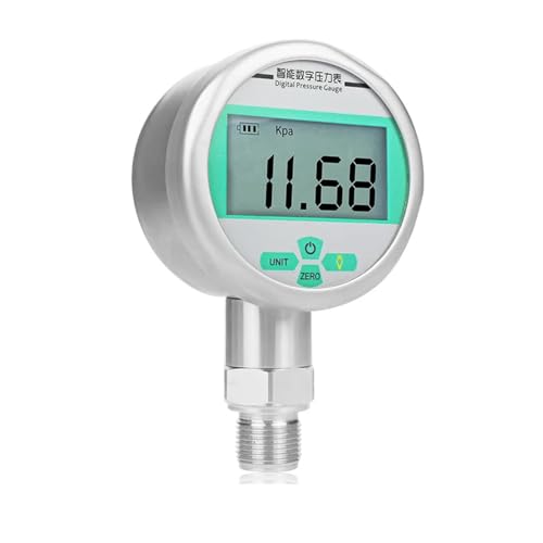 ISIRYK LCD-Display-Manometer 60mm Zifferblatt M20 * 1,5 Gewinde Druck Manometer 0-40Mpa 0-60Mpa 0-100Mpa LCD Display Digital Druck Gauge Industrie-Druckmessgerät(0.2G 100mm G1-2,0-4Mpa) von ISIRYK