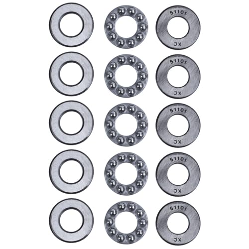 ISKDJBJG 5X 51101 Axial-Kugellager, 12 X 26 X 9 mm von ISKDJBJG