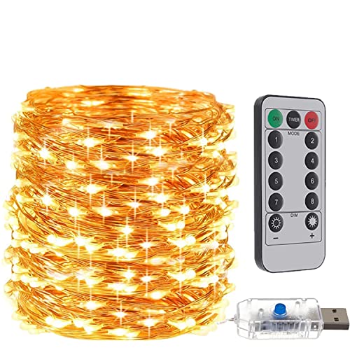 ISO TRADE USB Christmas Lights - wires 300 LED warm weiß Marke von ISO TRADE