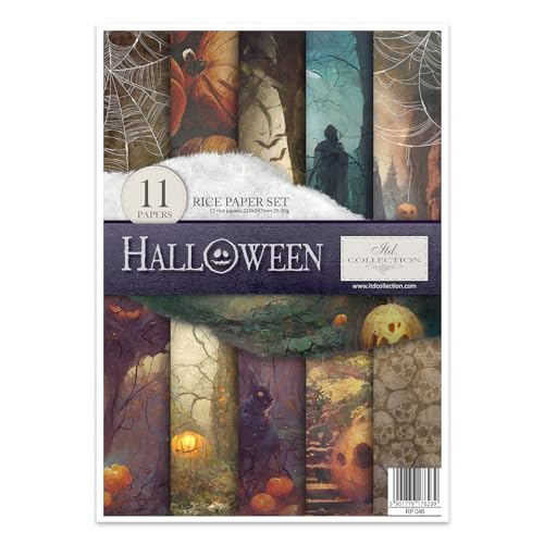 ITD Collection RP046 Reispapier, Halloween, 29,7 x 21 cm von ITD Collection