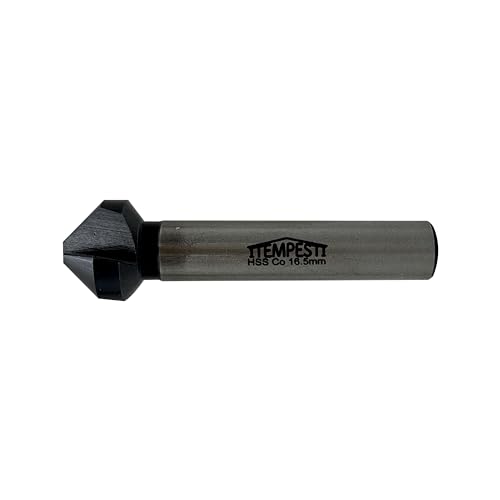 ITEMPESTI Kegelsenker 90°Ø 16,5mm - Aus M35 - TiAlN Beschichtung - robust und hitzebeständig - für Edelstähle - Schaft 10 mm von ITEMPESTI