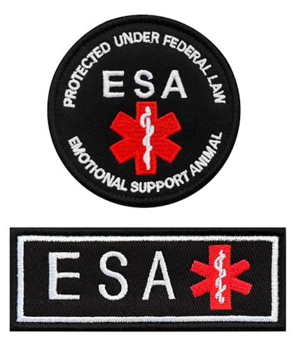 ESA-Patches für Hundeweste, emotionale Unterstützung, Tier-Patch für Hundegeschirr, abnehmbare taktische Hundepflaster für amerikanische Hundekleidung, Serive-Hunde-Patch, in Training Don't Pet Dog von ITOMUFD