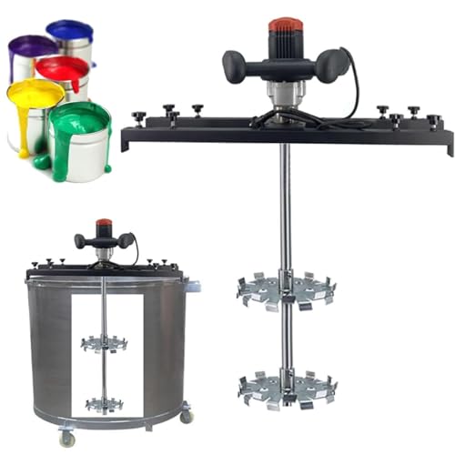 IUBGFTO 3280 W IBC-Farbmischer, elektrische Tankmischmaschine, mit Halterung und klappbarem Propeller, kommerzielle Farbmischausrüstung für Tintenlöserrührer (C) von IUBGFTO