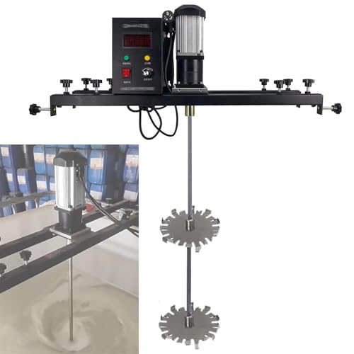 IUBGFTO IBC-Luftrührer, elektrische Tankmischmaschine, 0–1000 U/min, Mischer mit Halterung, Farbrührmaschine, Halterung, Luftrührer, Farbmischwerkzeug (B) von IUBGFTO