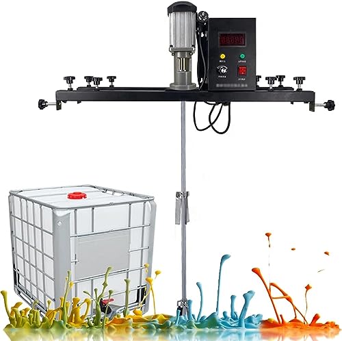 IUBGFTO IBC-Rührwerk, kommerzielle 1-Tonnen-Farbrührmaschine, 980-W-Elektrotankmischer mit Halterung, Farbmischgerät, für Tintenlöser-Rührwerk von IUBGFTO