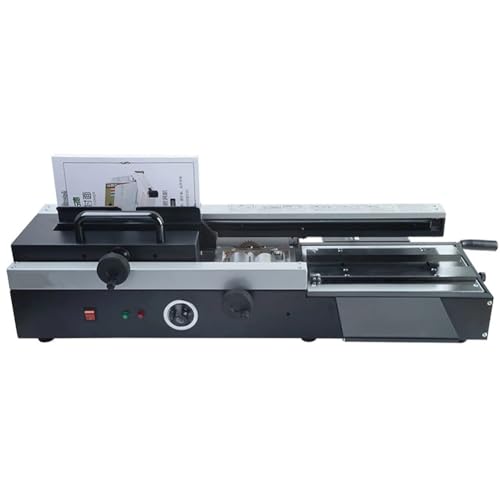 IUBGFTO Kabellose Klebebuchbindemaschine, 1200 W Heißkleber-Papierstanzer, Klebebindestärke 40 mm, Bindungslänge 32 cm, für Papierbücher, Vertragsaktendokumente von IUBGFTO