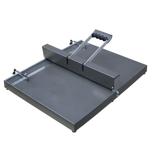 IUBGFTO Robuster manueller Riller, 350 mm Rillmaschine zum Rillen von Papier, Eindrucktiefe 0,8 mm, tragbare Papierfalzmaschine für A3/A4, Grußkarten, Broschüren, Fotos, Papiere von IUBGFTO