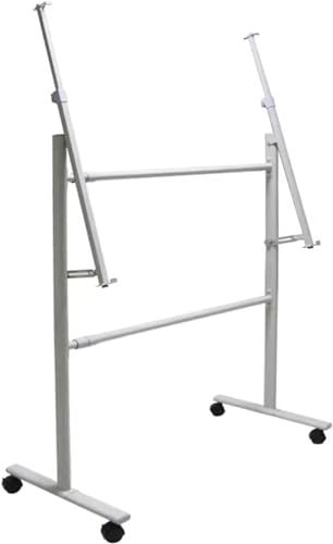 IUBGFTO Verstellbarer Metallständer für Whiteboard-Tafel, Mobile Whiteboard-Staffelei mit Rollen für Büro, Klassenzimmer, Zuhause von IUBGFTO