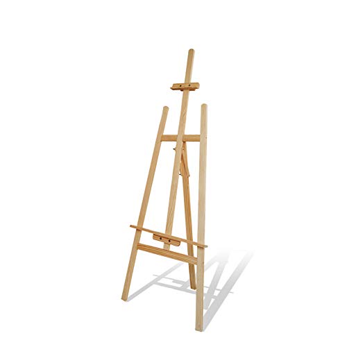 Malerei Künstler Staffelei Stand Display Staffelei Zeichenbrett Skizze Holz Staffelei Klappgerüst Typ Ölgemälde Werbung Schulungszentrum für Kinder und Erwachsene/175 cm/175 cm (175 cm 175 cm) (150 cm von IUBGFTO