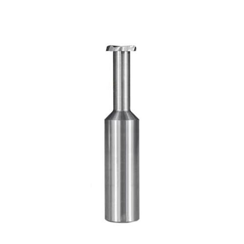 1 Stück T-Nut-Fräser, 4 mm 6 mm 8 mm 10 mm 12 mm CNC-Fräser Hartmetall-Schaftfräser for Fräsen von Al-Stahl und Kupfer(4x1x2x6.4x50L) von IUBPWMS