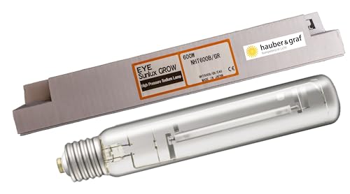 EYE IWASAKI Sunlux GROW 600W 400V Natriumdampf-Hochdrucklampe - 600W 400V Pflanzenlampe Beleuchtung Glühbirne - NHT600B/GR von IWASAKI EYE