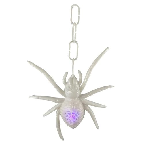 Neue Halloween Deko Spinnen Spielzeug Simulation Spinnen Anhänger LED Spinnen von IWOMA