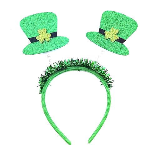Zeigen Sie Ihre irische Nationalfeierfeier mit modischem Frühlings-Haarband, geeignet für Frauen von IWOMA