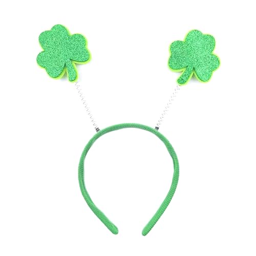 Zeigen Sie Ihre irische Nationalfeierfeier mit modischem Frühlings-Haarband, geeignet für Frauen von IWOMA