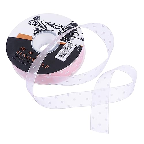 1 Rolle Schleife seidenband ribbon partygeschenke geschenkverpackung ripsband Geschenkbänder Hochzeitsfeier Geschenkband Blumenstrauß Verpackungsband Polyesterband Wickelband Rosa IWOWHERO von IWOWHERO