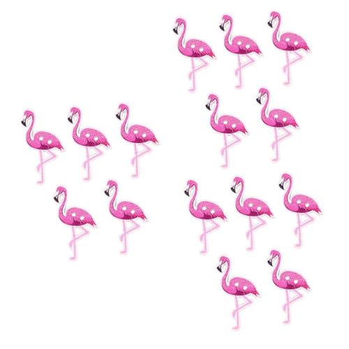 150 Stk Flamingo-Nähknöpfe kinder bastelset basteln für kinder Kinderknöpfe für Handarbeiten Knopf mit 2 Löchern Flamingo-Anhänger Cartoon-Knöpfe dekorative Holzknöpfe Bambus Rosa IWOWHERO von IWOWHERO