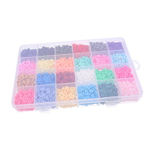 IWOWHERO 1 Box Bunte Polymertonperlen Handwerk Machen Perlen Spacer Charms Dekorationen von IWOWHERO