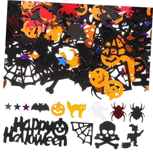 IWOWHERO 1 Packung Halloween Dekoration Konfetti Tischkonfetti Dekoratives Halloween Kürbis Konfetti Halloween Spinnen Konfetti Halloween Party Layout Konfetti Spinnennetz Konfetti von IWOWHERO