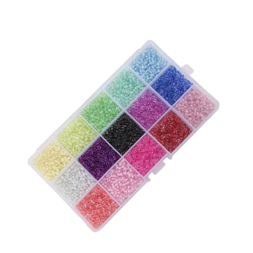 IWOWHERO 1 Packung Perlen für die Herstellung von Halsketten bastel set glasperlen Schmuckherstellungszubehör pearl necklace Bastelset Armbandherstellungsset für Mädchen Perlen für Kinder von IWOWHERO