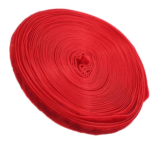 IWOWHERO 1 Rolle Geschenkband Aus Flanell Geschenkband Für Die Party Heimgeschenkband Dünnes Band Zum Basteln Kleines Band Geschenkband Zum Umwickeln Geschenkband Zum Basteln Polyester Rot von IWOWHERO